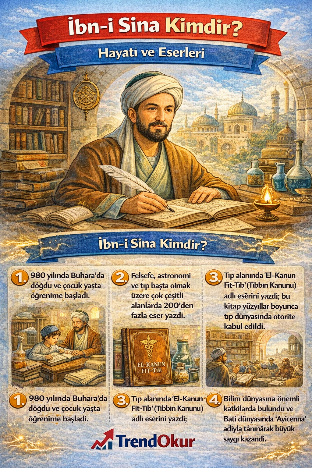 İbn-i Sina Kimdir? Tıbbın Babası Olarak Tarihe Geçen Dahinin Hayatı