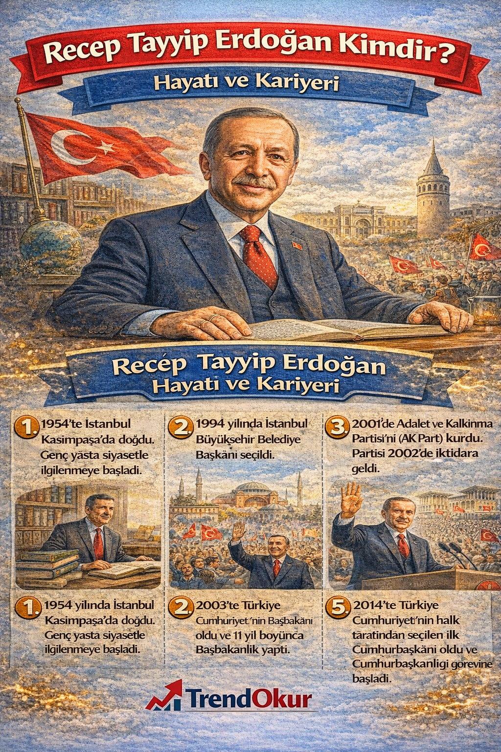 Recep Tayyip Erdoğan Kimdir? Hayatı ve Siyasi Kariyeri
