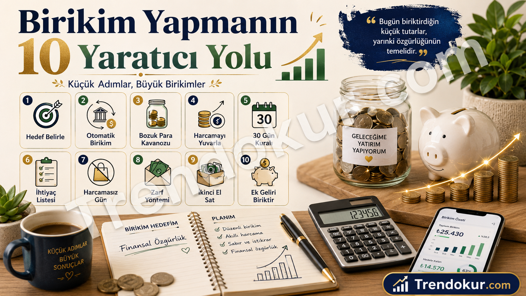 Birikim Yapmanın 10 Yaratıcı Yolu