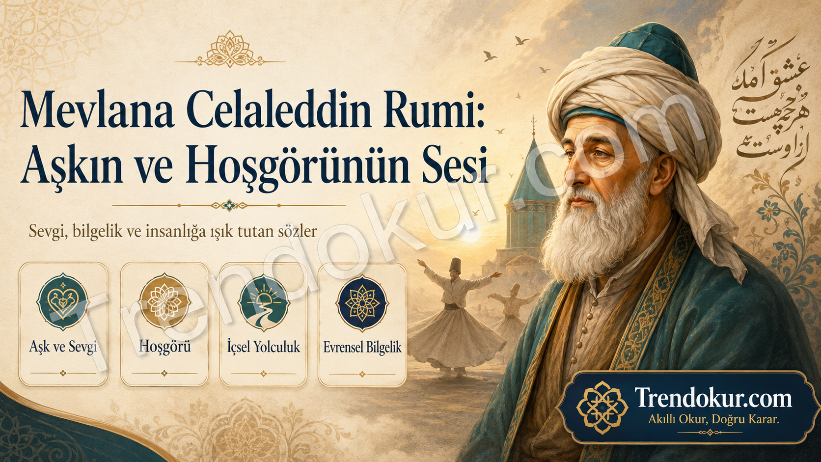 Mevlana Celaleddin Rumi: Aşkın ve Hoşgörünün Sesi